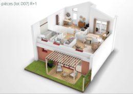 villa en Nue propriété à Mérignac